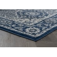 thumbnail image 5 of Madison Traditional 2' x 10' Navy and Cream Polypropylene Indoor Area Rug, 5 of 9