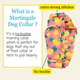 thumbnail image 3 of Country Brook Petz® HossFit Jr Wide Martingale Dog Collar, Pineapple Sunset, Large, 3 of 6