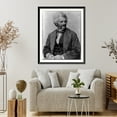 thumbnail image 4 of Historic Framed Print, [Frederick Douglass, head-and-shoulders portrait, facing right], 17-7/8" x 21-7/8", 4 of 9