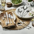 thumbnail image 3 of J.A. Henckels International Alcea 65-pc 18/10 Stainless Steel Flatware Set, 3 of 8