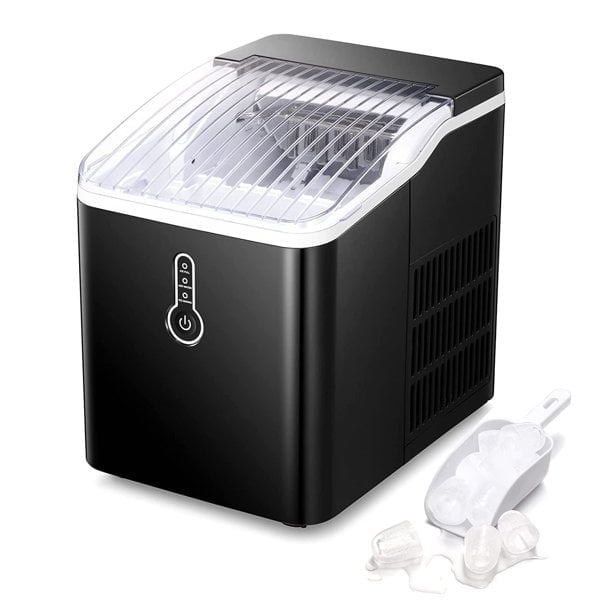 AGLUCKY Countertop Ice Maker Machine, Portable Compact Ice Cube Maker