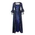 thumbnail image 4 of Robe Rétro de Fête Princesse Cosplay en Dentelle Longueur au Sol, 4 of 6