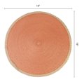 thumbnail image 6 of Unique Bargains Farmhouse Woven Placemats Set of 6 for Dining Table Decor Dark Orange, 6 of 6
