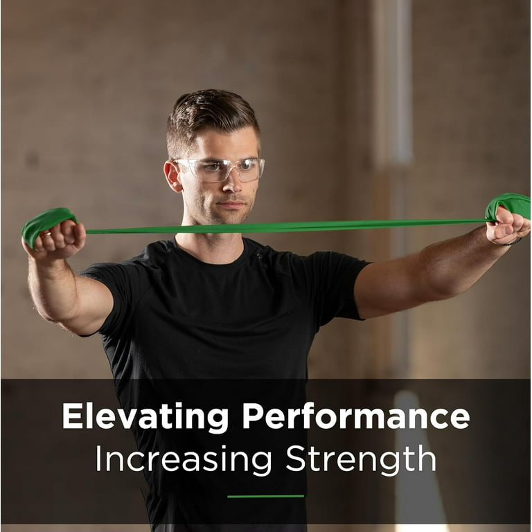 TheraBand Professional Pre-Cut Latex Resistance Bands, Green