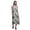 Dark Gray, variant on Bimba Damask Causal Long Backless Halter Neck Dress Women Printed Beach Dress-Large