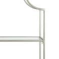 thumbnail image 6 of Kate and Laurel Ciel Tiered Wall Shelf, Silver 20x30, 6 of 7