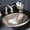 Brushed Nickel, variant on Native Trails Cps39 Rolled Baby Classic 15-1/2" Oval Copper Drop In Bathroom Sink - Copper