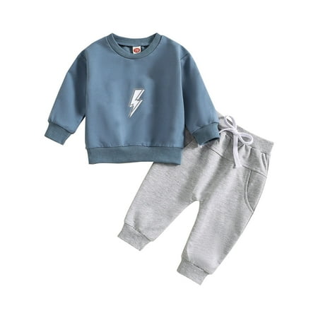 

Binhe Hallwoeen Toddler Boys Two Set Long Sleeve Top and Pants with Adorable Prints Ideal for Trick or Treating Soft Cotton Blended Fabric Comfortable and Versatile for Daily Wear
