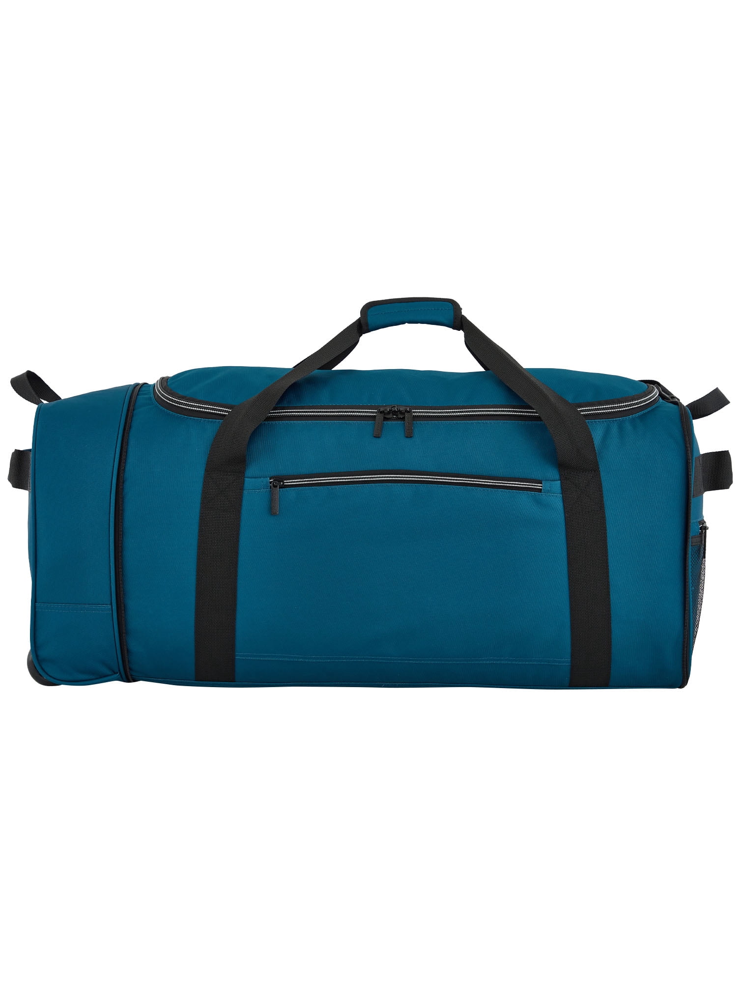 Protégé Navigation 32" Collapsible Rolling Duffel Bag with Inline Skate Wheels, Blue