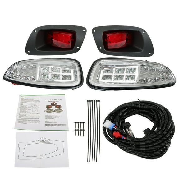 LABLT All LED Light Kit Replacement for EZGO RXV Golf Cart Deluxe Street Legal 2016 