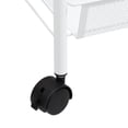 thumbnail image 4 of vidaXL 4-Tier Kitchen Trolley White 46x26x85 cm Iron, 4 of 5