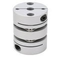thumbnail image 4 of Shaft Coupler Connector, Outer Diameter Aluminum Alloy Hub Stainless Steel Disc Double Diaphragm Coupling For 3d Printer CNC Machine, 4 of 8