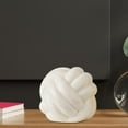 thumbnail image 4 of Escultura de almohada de bola de nudo, almohadas anudadas decorativas para fotografía decorativa Blanco, 4 of 9