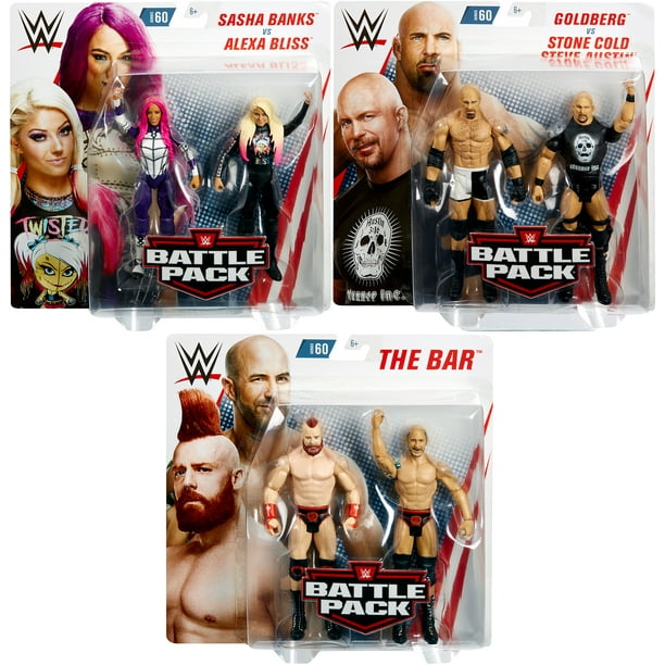 Wwe Battle Packs 60 Complete Set Of 3 Walmart Com
