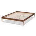 thumbnail image 4 of Baxton Studio Tallis Walnut Brown Finished Wood King Size Bed Frame, 4 of 10