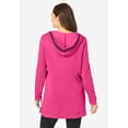 thumbnail image 2 of Woman Within Plus Size V-Neck Hoodie Sweatshirt, 2 of 6