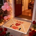 thumbnail image 1 of BotaniNest Valentine's Day Heart Envelope Design Soft Area Rug For Bedroom Living Room Floor Mat, 1 of 6