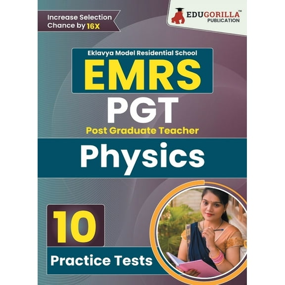 EMRS PGT Physics Exam Book 2023 (English Edition) - Eklavya Model Residential School Post Graduate Teacher - 10 Practice, (Paperback)
