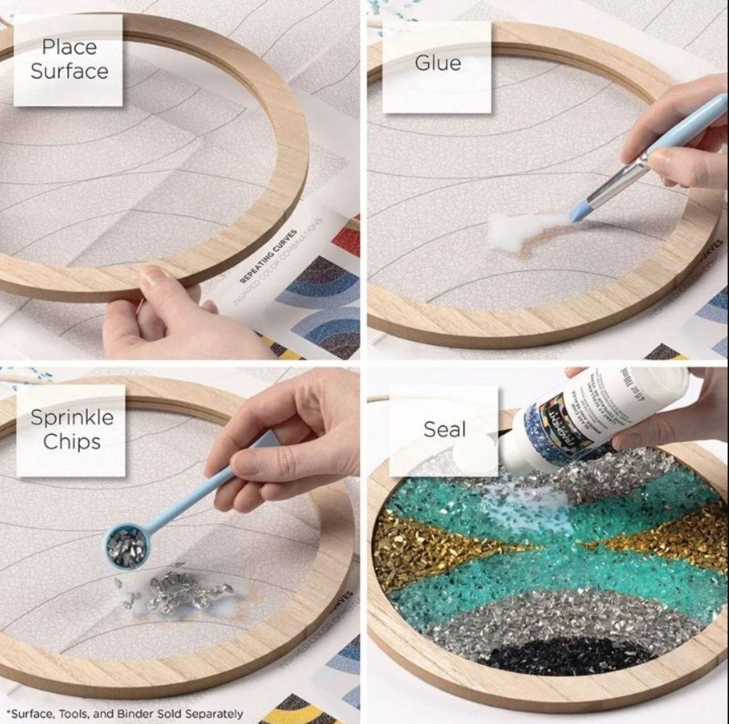 Fragment Effects Copeaux de verre d'eau de piscine, pot de 170 ml Fragment Effects