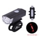thumbnail image 3 of 2 uds faro delantero de bicicleta + juego de luces traseras LED linterna de ciclismo para bicicleta JShteea  El nuevo, 3 of 9