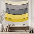 thumbnail image 5 of Yellow Grey Large Tapestry for Bedroom Wall Hanging Tapestry,Vintage Stripe Farmhouse Wood Grain Ombre Ceiling Backdrop Tapestries Poster Blanket Wall Decor for Teens Room Living Room Dorm 86" x 104", 5 of 8