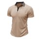 thumbnail image 2 of Camisas de Manga Larga para los Hombres Raya Impresión Gira-Abajo Botón de Cuello Blusa Casual, Camisas de Vestido para Hombre, 2 of 9