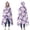 Purple Daisy Flower-1, variant on Wearable Blanket,Orange Daisy Flower Smiley Faces Pattern Hooded Wearable Flannel Blanket for Adults & Teens,Winter Poncho Shawl Wrap Cape Cozy Anti-Pill,50"x60"