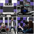 thumbnail image 5 of 12 Pack Sound Proof Foam Panels,acoustic Foam Panels High Density Sound Absorption Pyramid Studio T, 5 of 5