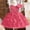 E-529Red, variant on FAOWME Toddler Kids Girls Dress Sleeveless Slash Neck Bowknot Elegant Comfortable Mesh Tutu Dresses For Evening Party,Hot Pink,9-12 Months