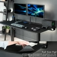 thumbnail image 5 of VIVO Black 60" x 30" Concealed Cable Table Top w/ Pad for Standing Desk Frames, 5 of 8