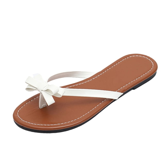 Pour Femmes Chaussures Décontractées Bout Rond Pantoufles Plates Été Lightw8 Antidérapantes 1 Paire