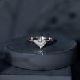 thumbnail image 6 of Rosec Jewels Lab Grown Diamond Princess Cut Engagement Ring (1.25 Carat) - Diamond Solitaire Ring - EF-VS Grade - with Jewelry Box, 14K White Gold, US 6.00, 6 of 9