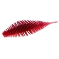 thumbnail image 1 of Equipo de pesca con señuelos blandos, prácticos y ligeros, gusanos, larvas, señuelos artificiales, accesorios de pesca para embalses y ríos. Rojo Blanco, 1 of 8