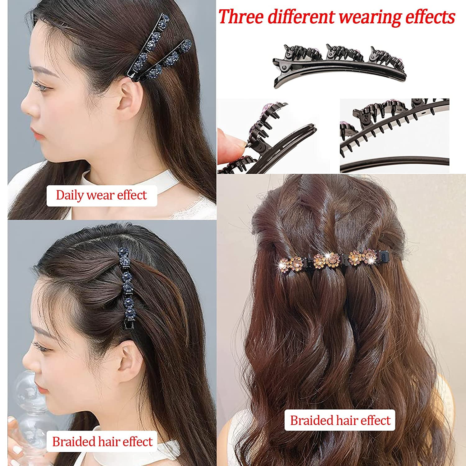 【threetimes】Crystal tht hair clip 現貨] Threetimes Crystal tht hair clip – lesson.zero
