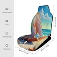 thumbnail image 2 of Seashell with Pearls on Beach Car Seat Covers Car Accessories Pack of 2 Universal Front Seat Protective Cover, 2 of 6