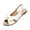 White, variant on HTHLVMD Going Out Shoes, Wide Width Shoes for Women, Summer Shoes, Cute Sandals for Women, Women's Bow Slingback Sandals, Open Toe Flat Casual Shoes, Sweet Style Comfort Summer Footwear, Black 6