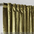 thumbnail image 5 of 3S Brother's Lime Extra Long Shiny Velvet Curtains Luxury Colors Light Blocking Hang Back Tab & Rod Pocket 1 Panel Curtain 5-30 Ft Home Décor Custom Made Drapes -Made in Turkey(100"W X 108"L), 5 of 6