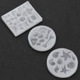 thumbnail image 2 of Herramientas para manualidades con colgante de pata, corona y concha, 3 piezas de moldes de silicona para resina epoxi, 2 of 8