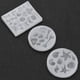 thumbnail image 2 of Moldes colgantes de resina de silicona, 4 moldes ovalados cuadrados de fundición epoxi, 2 of 11