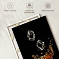 thumbnail image 6 of Elephant Stock Whiskey And Ice Cubes Wall Art - Vertical Canvas Wall Art - Dining Room Wall Decor - Food And Drink Canvas - Black And Orange Decor - 8" x 12", 6 of 8