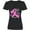 AB-Black, variant on Inktastic Love, Care, Cure Breast Cancer Awareness Pink Ribbon Women's V-Neck T-Shirt