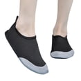 thumbnail image 2 of GrmtClth Boys And Girls Flexible Slip On Water Skin Shoes Protective Sole For River Walking And Pool Swimming Black 11-12 Years, 2 of 6