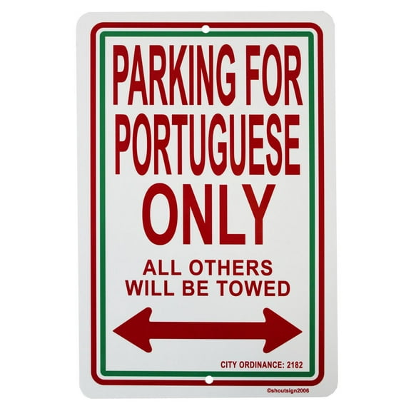 Portugal Parking Sign