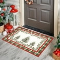 thumbnail image 5 of ToyKingdee Christmas Area Rug Non Slip Washable Front Door Rug for Entryway, Indoor Kitchen Rugs with Christmas Tree Print Low-Pile Small Door Mat Holiday Decor for Bedroom, 5 of 6