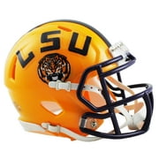 LSU Tigers Yellow Riddell NCAA Speed Mini Helmet