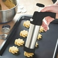 thumbnail image 2 of Easeky Cookie Press Gun & Cake Decorating Nozzle Kit, Upgrade Baking Tool with 20 Discs, Easy-Squeeze Biscuit Maker for Holiday Cookies, Churros & Buttercream Flowers, 1X Cookie Piping Gun, 2 of 9