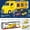 Yellow, variant on 7 in 1 Carrier Truck Toy Cars for Toddlers 1-3 with Light and Sound, Christmas Birthday Gifts, Yellow