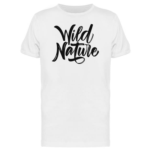 Handwritten Wild Nature Graphic Tee Men's -Image by Shutterstock