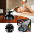 thumbnail image 4 of Rotating Flying Alarm Clock for Heavy Sleepers Helicopter-Style Runaway Alarm with Vibration 5.51x2.36in Black ABS Plastic Clock Wake-Up Gadget for & Adults Requires 5 AA Batteries, 4 of 7