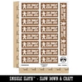 thumbnail image 2 of Oh Snap Good Job Gingerbread Christmas Teacher Student School Sticker Set - Brown - Gloss Finish - 2.00" Large, 2 of 7